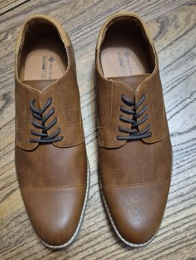 Call It Spring Men's Tan/Brown Derby Lace-Ups